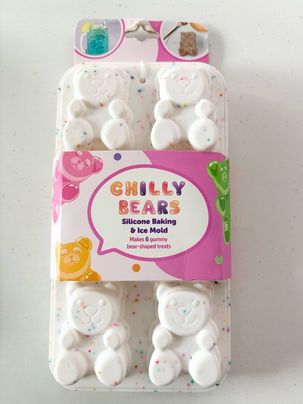 Chilly Bears Silicone Bear-Shaped Baking & Ice Mold NWT - Picture 4 of 4